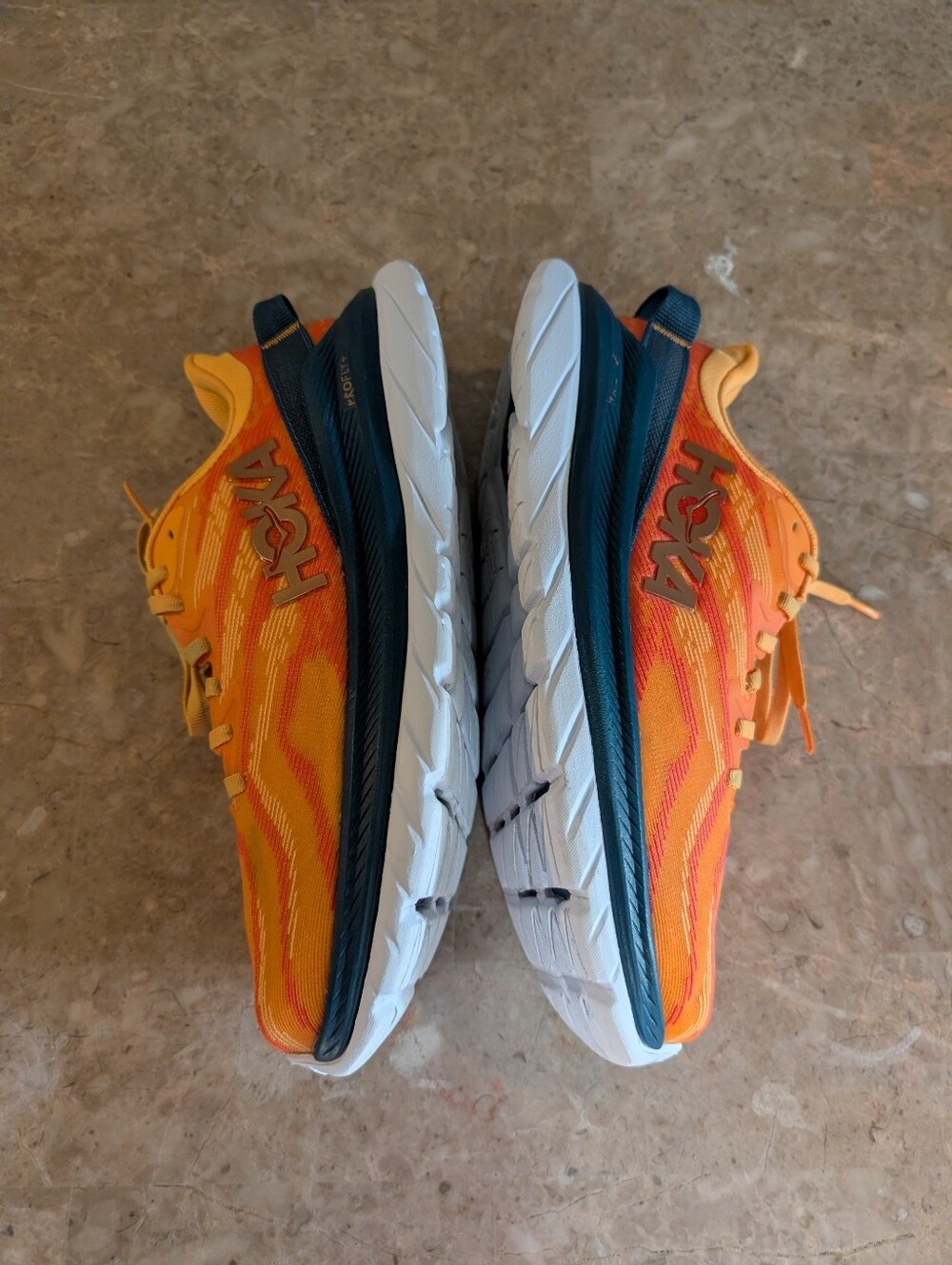 Hoka One One Mach Supersonic Yellow Running Cushioned Shoes Men's Size 10D - Picture 9 of 16